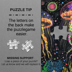 Tanz der brillanten Quallen, 1000 Teile Puzzle