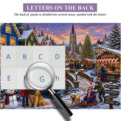 Warm Winter Village Jigsaw Puzzle 1000 Pieces