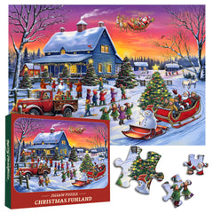 Weihnachts-Funland-Puzzle, 1000 Teile