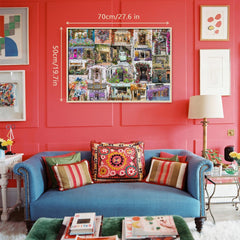 Exposition de Fleurs de Rue Puzzle en Bois 1000 Pièces