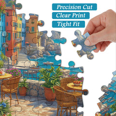 Mediterranean Afternoon Jigsaw Puzzle 1000 Pieces