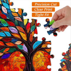 Blossoming Fabric Tree Jigsaw Puzzle 1000 Piece