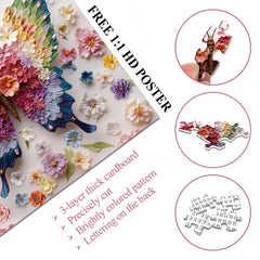 Faience Flutter Jigsaw Puzzle 1000 Pieces