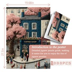 Cherry Blossom Street Jigsaw Puzzle 1000 Pieces