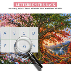 Four Seasons Tree of Life Jigsaw Puzzle 1000 Piece