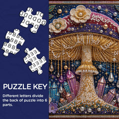 Beaded Mushroom Jigsaw Puzzle 1000 Piece