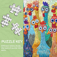 Happy Little Chickens Jigsaw Puzzle 1000 Pieces