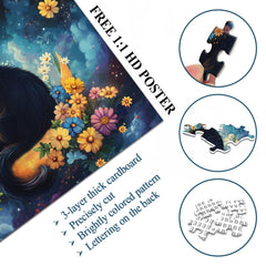 Moonlight & Whiskers Jigsaw Puzzle 1000 Pieces