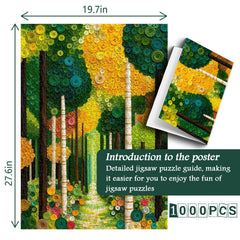 Sunlit Path Jigsaw Puzzle 1000 Pieces