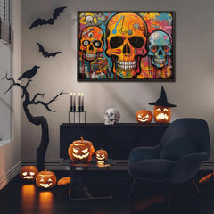 Puzzle en bois de 1000 pièces - Crâne Graffiti