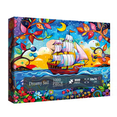 Puzzle de rêve Voilier 1000 pièces