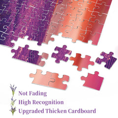 Lila Lavendel Puzzle 1000 Teile