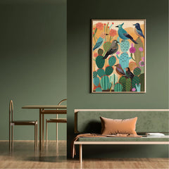 Kaktus- und Vogel-Puzzle, 1000 Teile