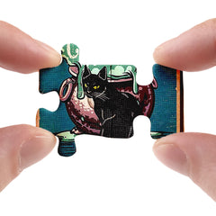 Skurriles Katzen-Puzzle, 1000 Teile