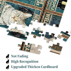 Skurriles Katzen-Puzzle, 1000 Teile