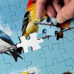 Puzzle d'oiseaux de joie 1000 pièces