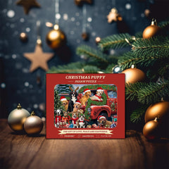 Weihnachtswelpen-Puzzle 1000 Teile