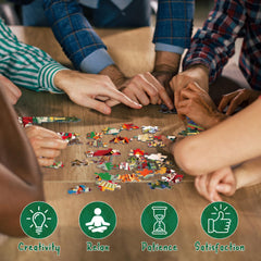 Puzzle Jigsaw de Noël Vintage 1000 Pièces