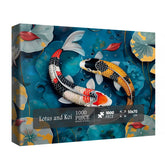 Lotus und Koi Puzzle 1000 Teile