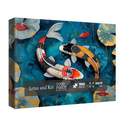 Lotus und Koi Puzzle 1000 Teile