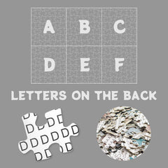 Puzzle de guerre blanche de 1000 pièces