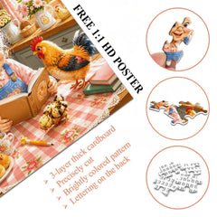 Grandma’s Chicken Kitchen Jigsaw Puzzle 1000 Pieces