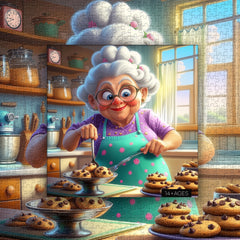Grandma's Cookie House Jigsaw Puzzle 1000 Pieces