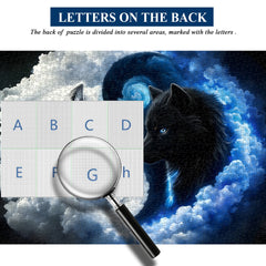 Yin Yang Wolves Jigsaw Puzzle 1000 Pieces