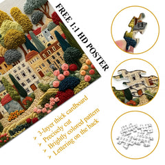Embroidery Village Jigsaw Puzzle 1000 Pieces