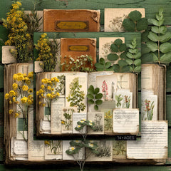 Vintage Botanical Diary Jigsaw Puzzle 1000 Pieces