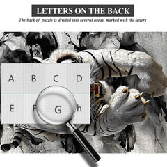 Ink Shadow Tiger Jigsaw Puzzle 1000 Pieces