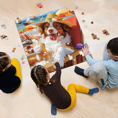 Pup's Vacation Jigsaw Puzzle 1000 Pieces