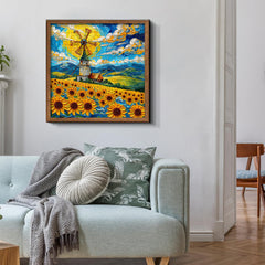 Sonnenblumenfeld 1000-teiliges Puzzle