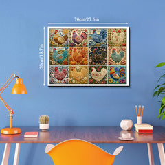 Colorful Fowls Jigsaw Puzzle 1000 Piece