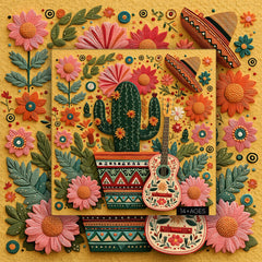 Cactus Fiesta Jigsaw Puzzle 1000 Pieces