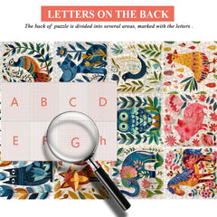 Painted Creatures Jigsaw Puzzle 1000 Pieces