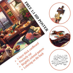 Urban Warm Home Jigsaw Puzzle 1000 Pieces