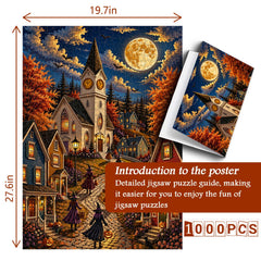Moon Witch Village Jigsaw Puzzle 1000 Piece