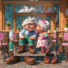 Sweet Café Kiss Jigsaw Puzzle 1000 Pieces