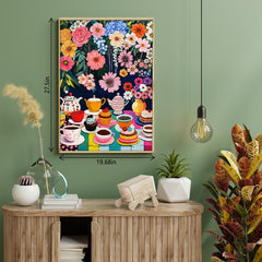 Puzzles de 1000 pièces Fête du Thé Florale