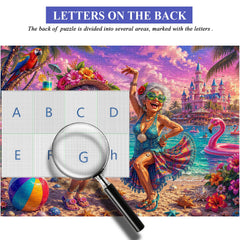 Beach Party Grannies Jigsaw Puzzle 1000 Pieces