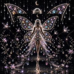 Gemstone Fairy Silhouette Jigsaw Puzzle 1000 Pieces