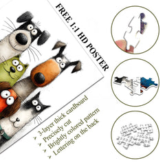 Funny Pets Jigsaw Puzzle 1000 Pieces