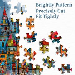 Fairy Tale Town Jigsaw Puzzle 1000 Pieces