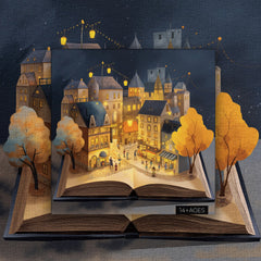 Page Town Jigsaw Puzzle 1000 Pieces