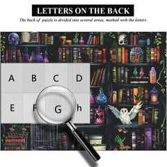 Magical Bookshelf Mystery Jigsaw Puzzle 1000 Pieces