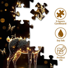 Deer of Light Jigsaw Puzzle 1000 Pieces