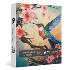 Hummingbird in Bloom Jigsaw Puzzles 1000 Pieces