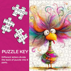 Exploding Bird Jigsaw Puzzle 1000 Pieces