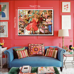 Retro Beauty Salon Jigsaw Puzzle 1000 Pieces